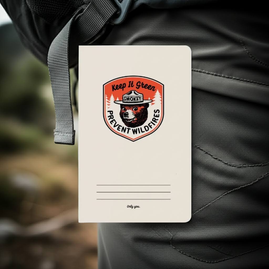 Pike Street Press - Smokey Bear Prevent Wildfires - Mini Notebook
