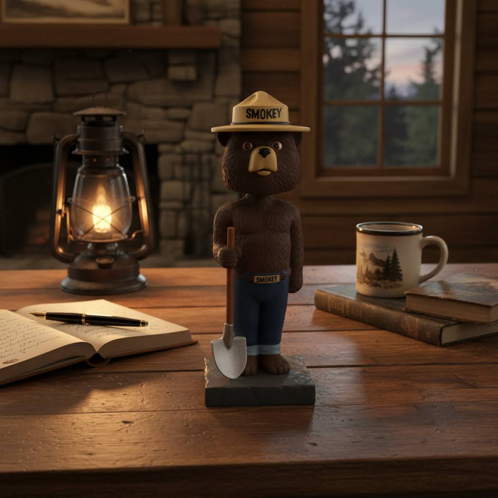 The National Bobblehead Hall Of Fame Museum Officially Licensed - Smokey Bear