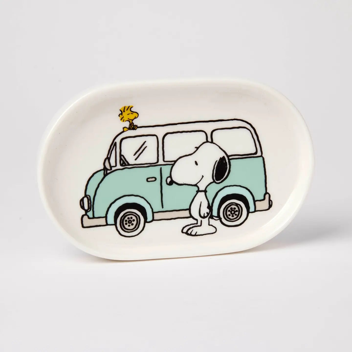 Magpie Peanuts Oval Trinket Dish Camper