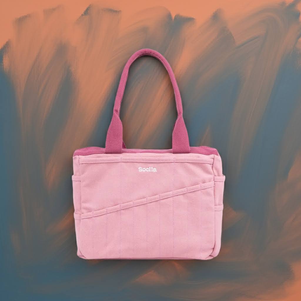 Soolla Studio Pottery Artist Bag - Desert Rose Pink