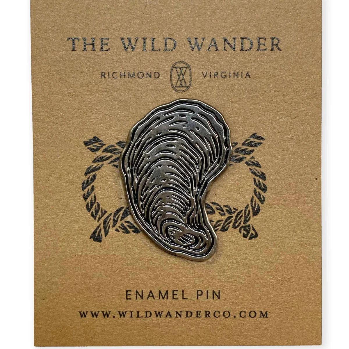 The Wild Wander Oyster Enamel Pin