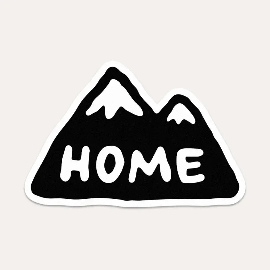 Union Made The Mountains Is My Home Vinyl Sticker (1 Unit)