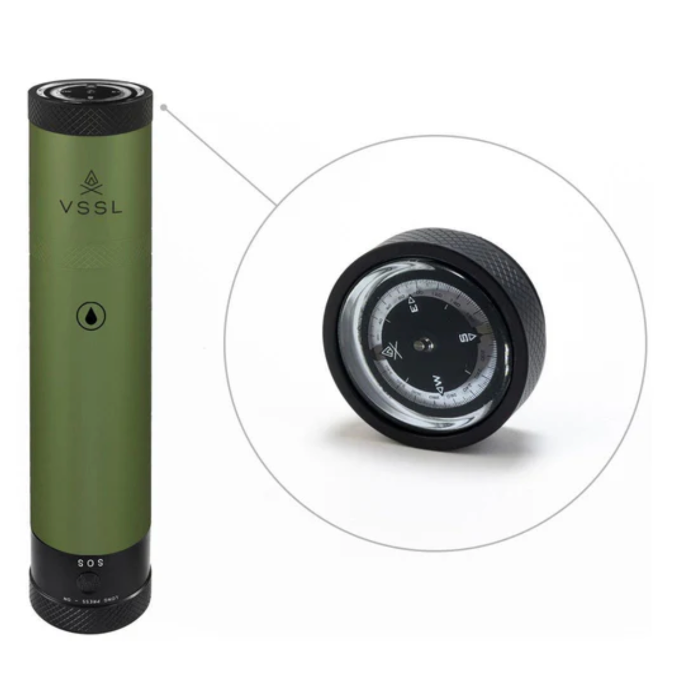 VSSL Flacon Flask & Utility Light
