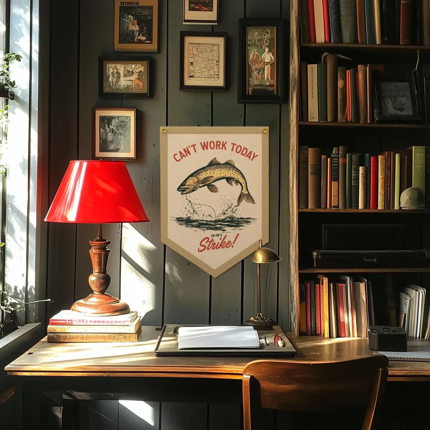 Benoit’s Design Co - Can’t Work Today I’m On Strike Pennant Banner