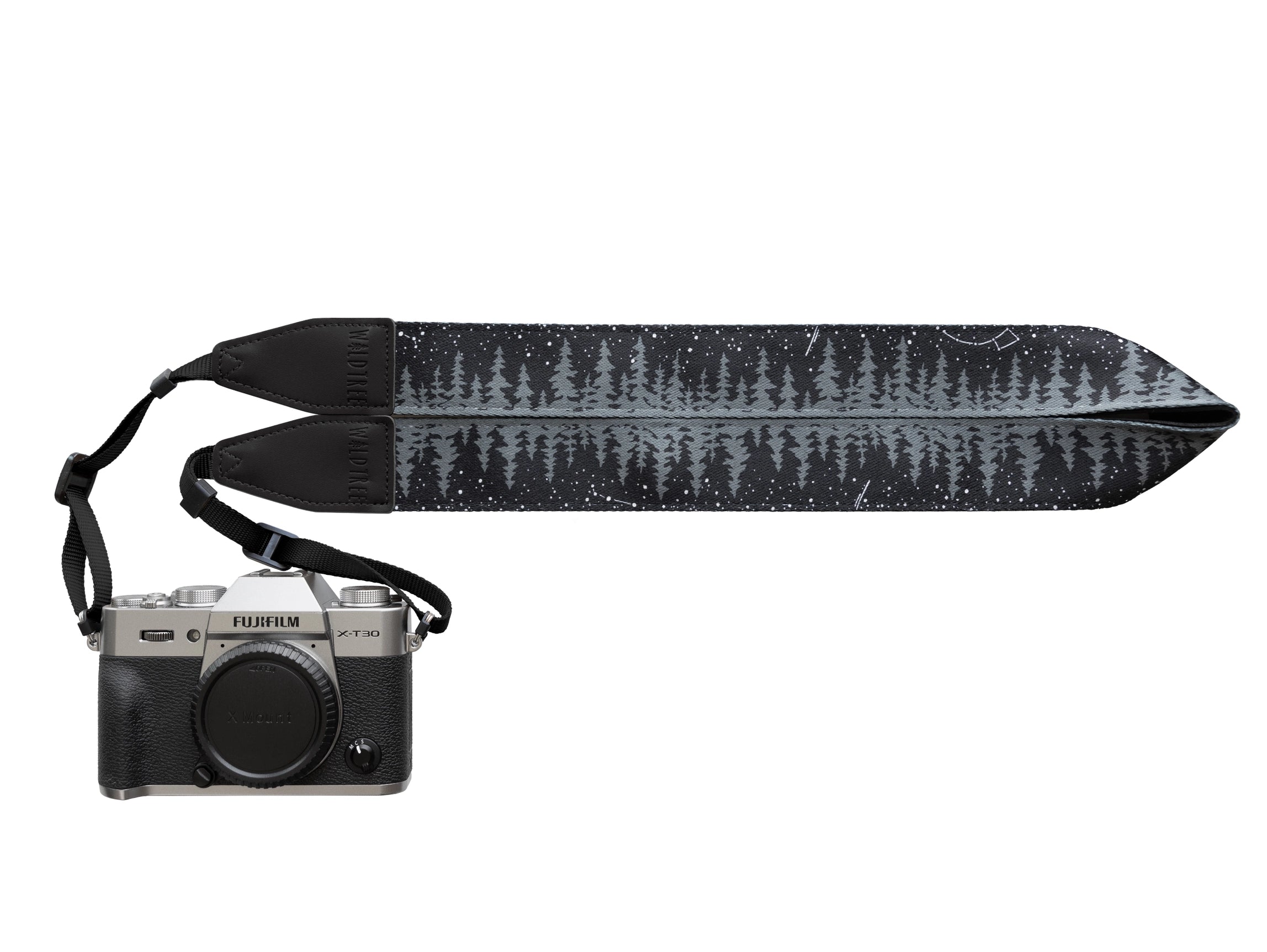 Wildtree Night Sky Camera Strap for Fujifilm X-T30—celestial-themed accessory perfect for stargazers and astrophotography lovers.