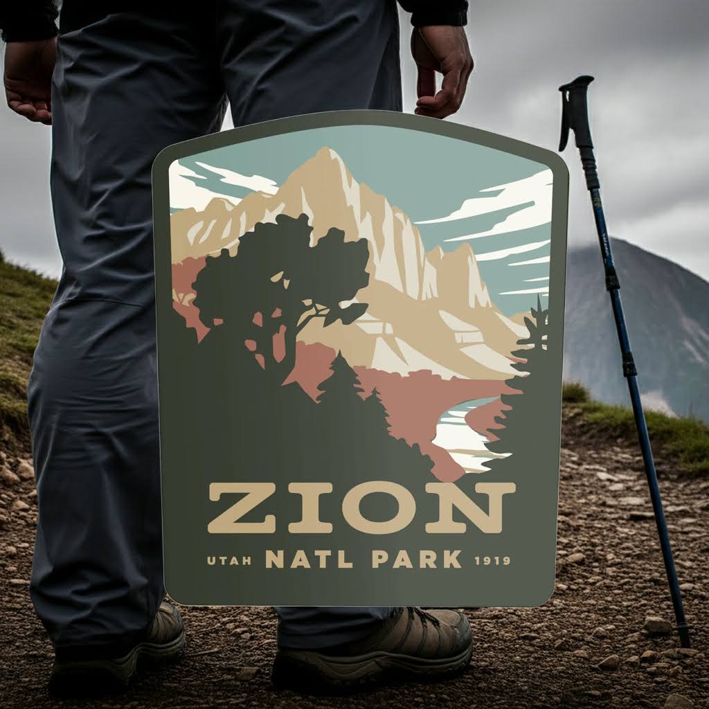 The Landmark Project Zion National Park Sticker