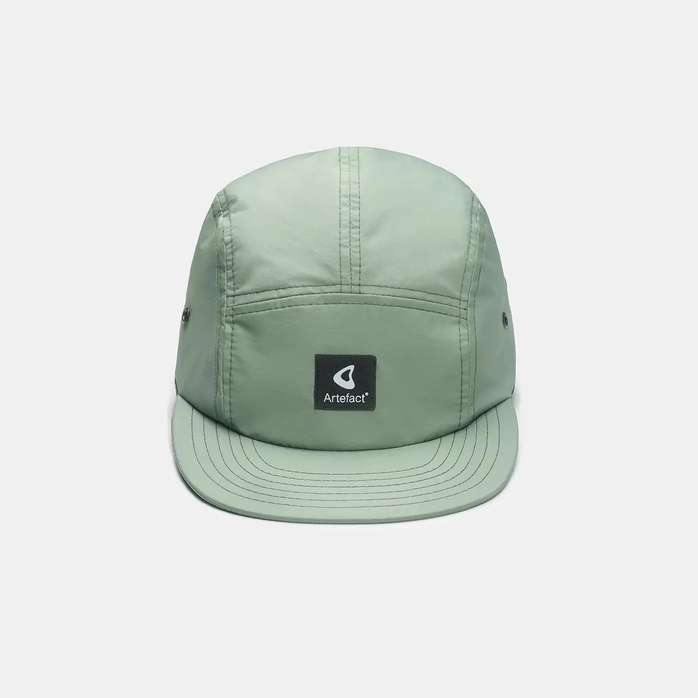 Forager Provisions LTD Artefact Eco Cirrus 5-panel cap in aqua green made from upcycled technical fabric
