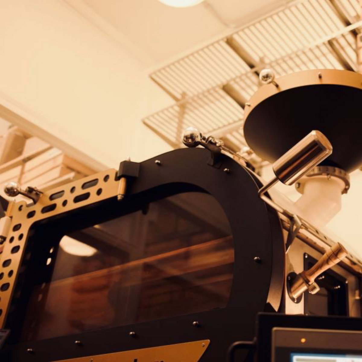 Forager Provisions LTD coffee roasting machine in a professional London roastery setting