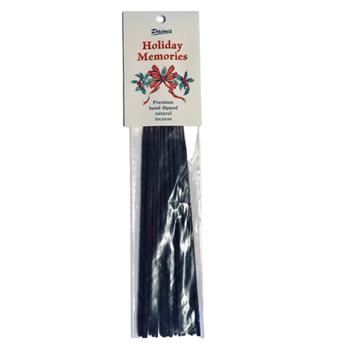 Forager Provisions LTD Paine Products Holiday Memories hand-dipped incense sticks in a festive seasonal pack.