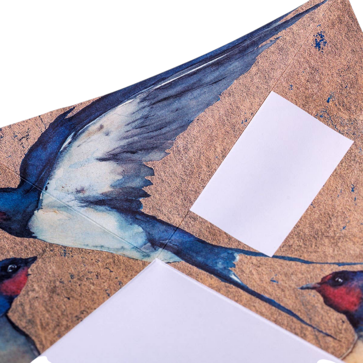 Forager Provisions LTD Golden Flight Pigeon folding letter set with detailed bird illustrations on textured paper