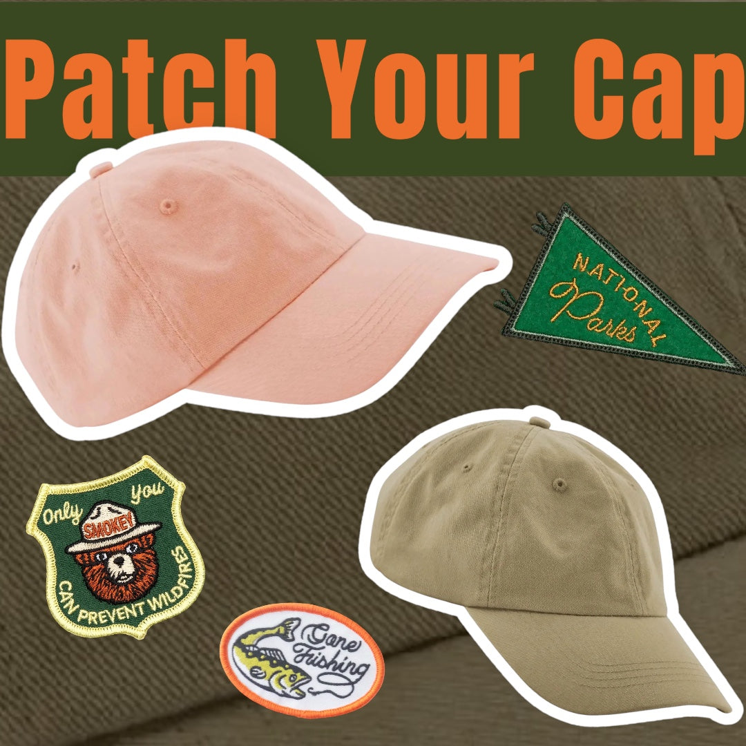 Assorted stylish hats arranged together on a brown background. Fashion accessories, trendy headwear display, hat collection photography.