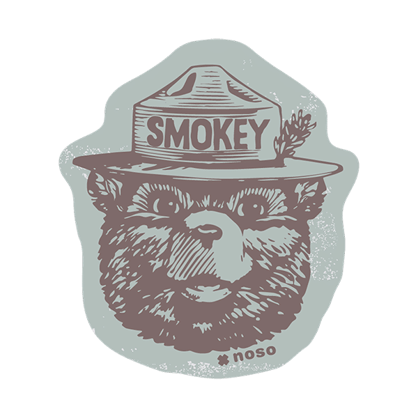 Smokey Bear Vintage Logo x NoSo Repair Patch