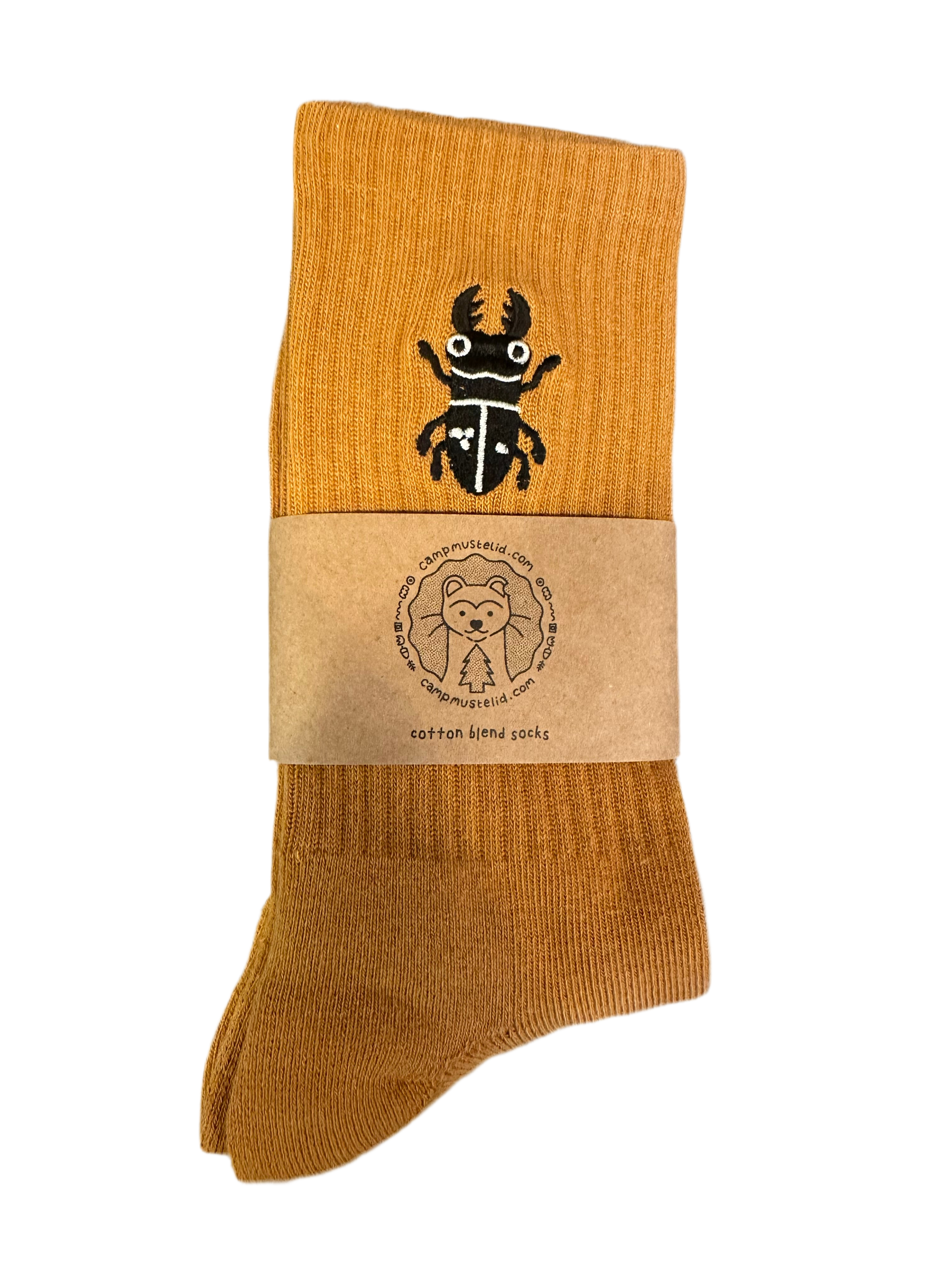 Camp Mustelid Beetle And Grub Cotton Socks