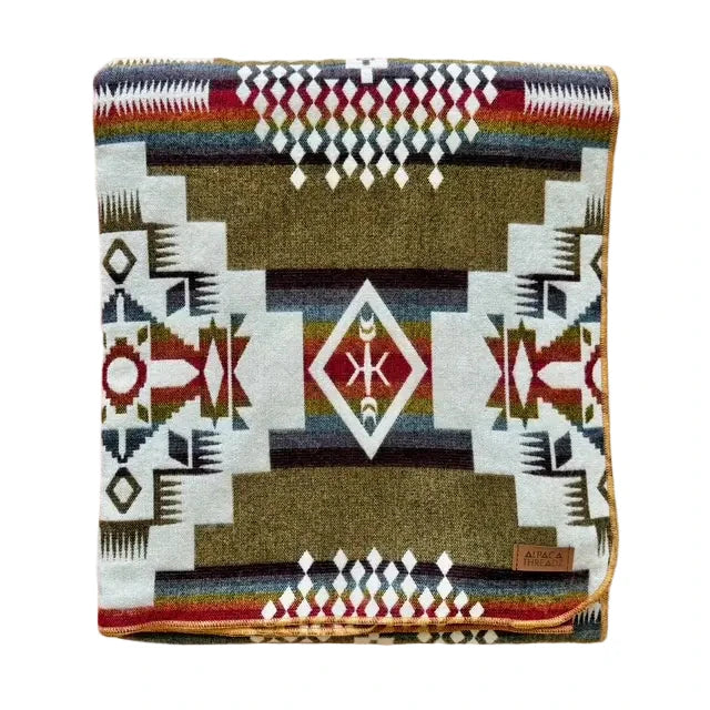 Alpaca Threadz Andean Alpaca Wool Blanket - Sandstone