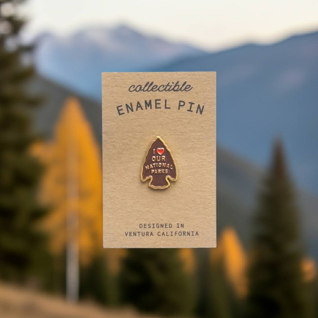 Union Made Enamel Pin Badge - National Parks Arrow Head
