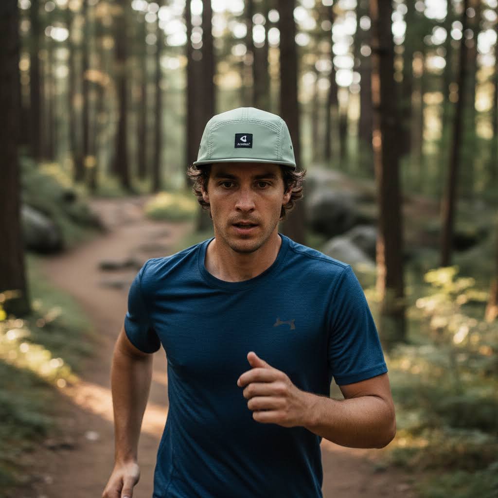 Artefact Eco Cirrus 5 Panel Cap - Aqua Green