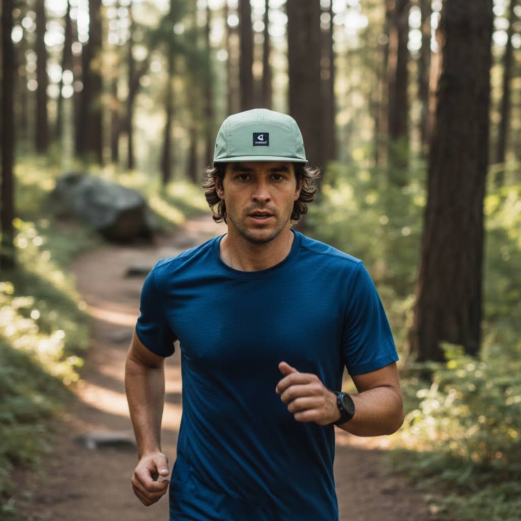 Artefact Eco Cirrus 5 Panel Cap - Aqua Green