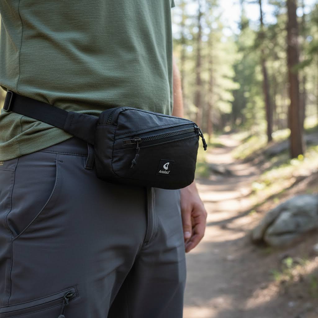 Artefact Eco La Calao Hornbill Banana Sling Bag - Black