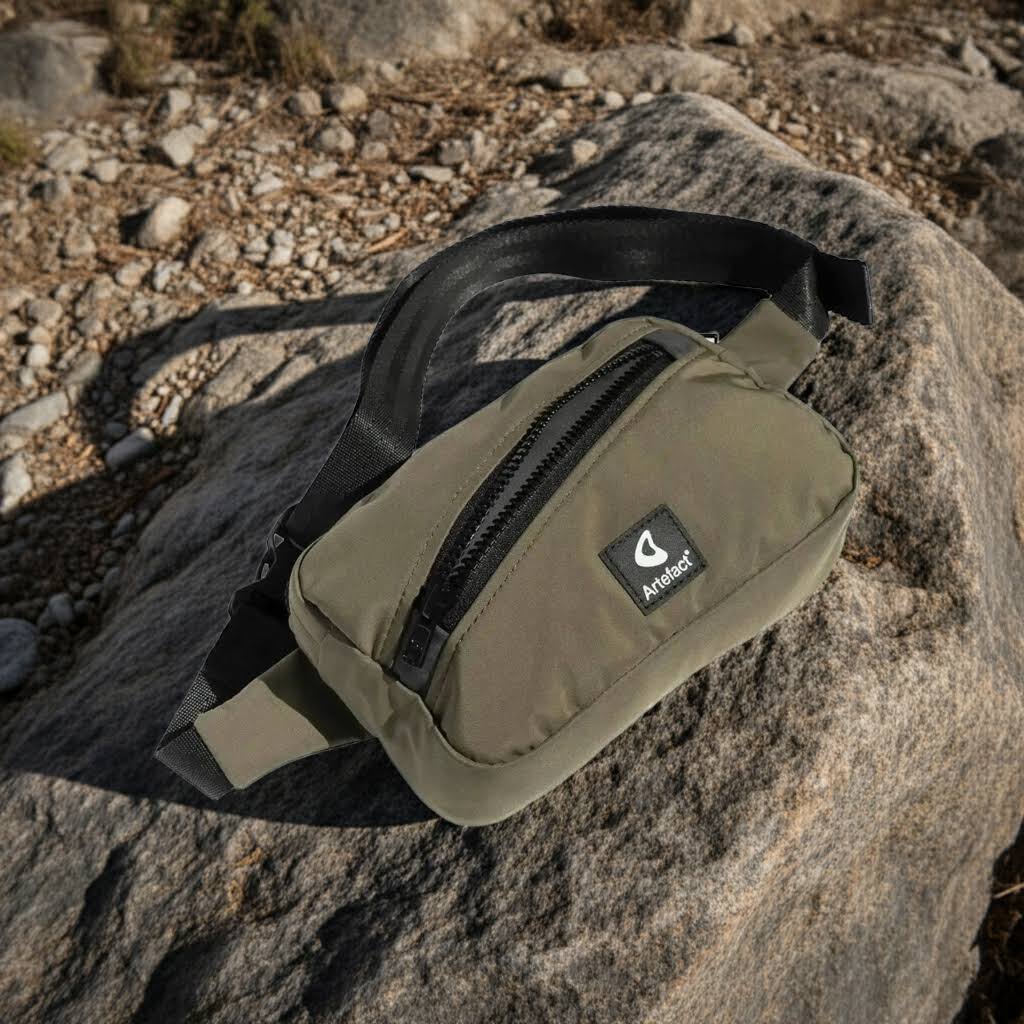 Artefact Eco Hornbill Banana Sling Bag - Persimmon