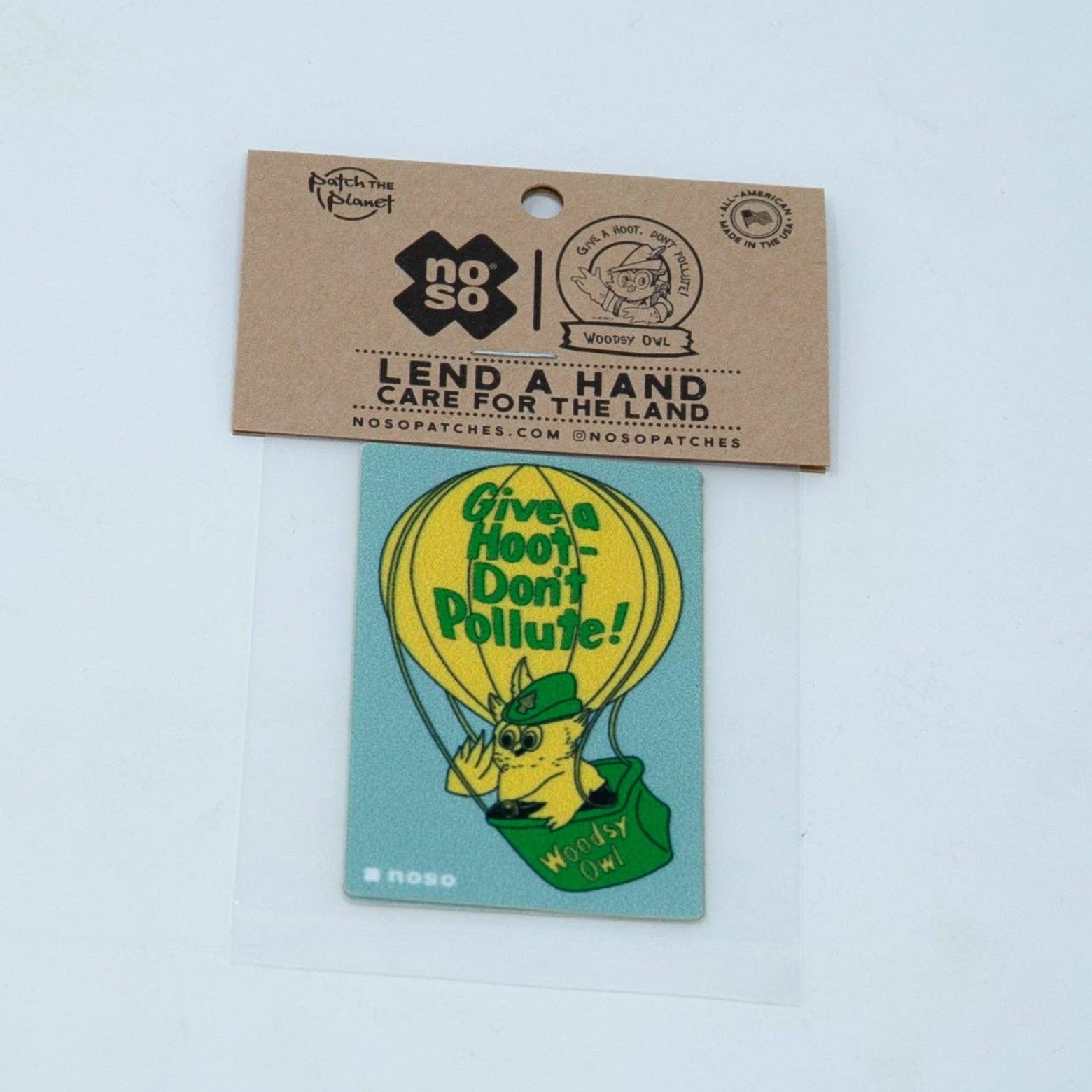 Balloon Woodsy Owl x NoSo Repair Patch