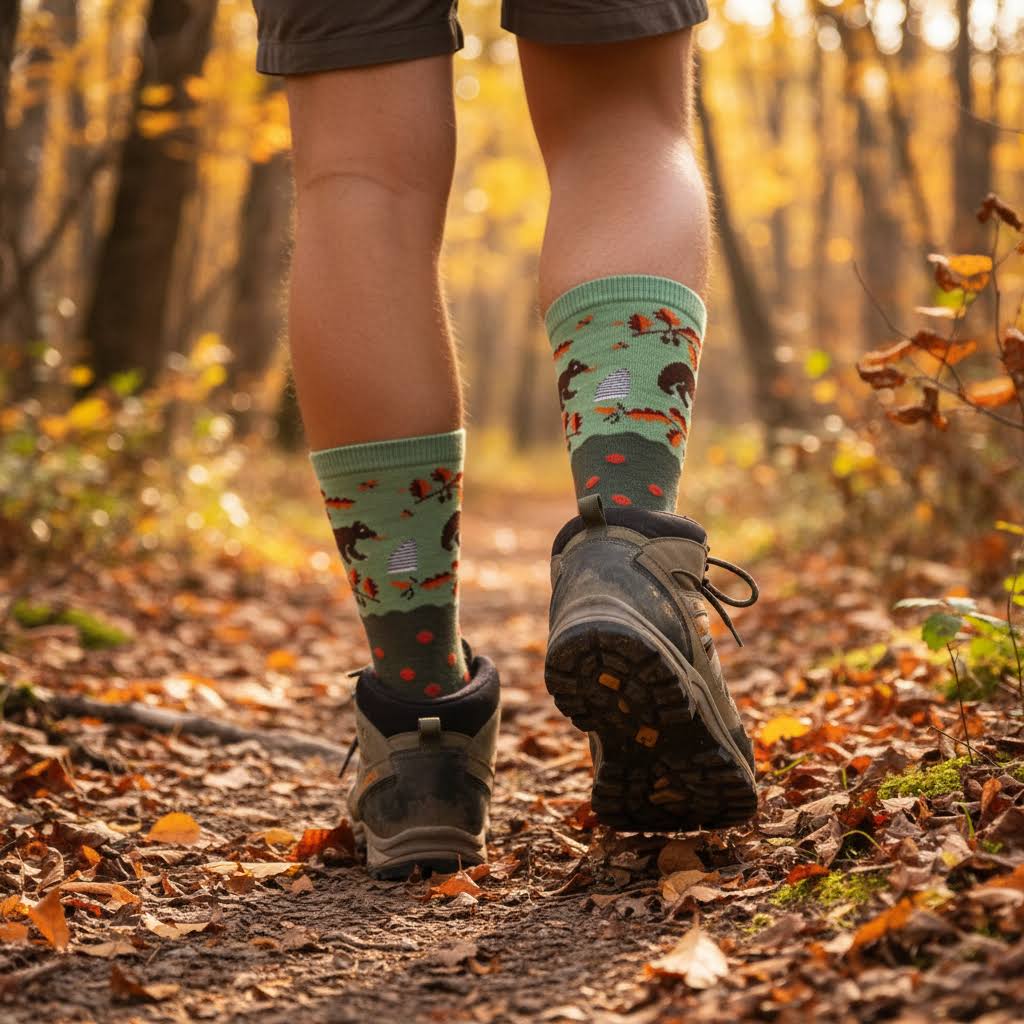 Darn Tough 6105 Women’s Lifestyle Bear In Woods Hiking Socks