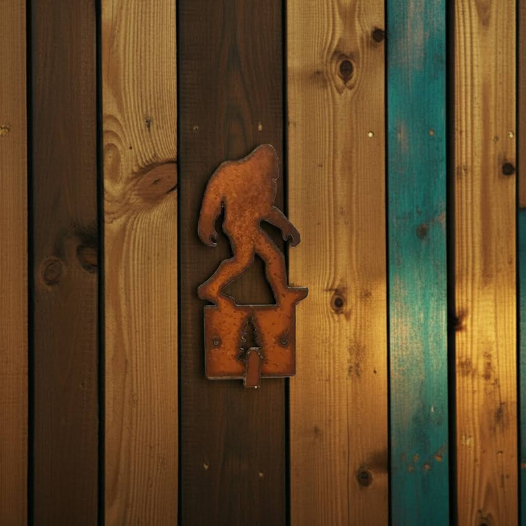 Universal Ironworks USA Bigfoot Yeti Sasquatch Single Key Hook