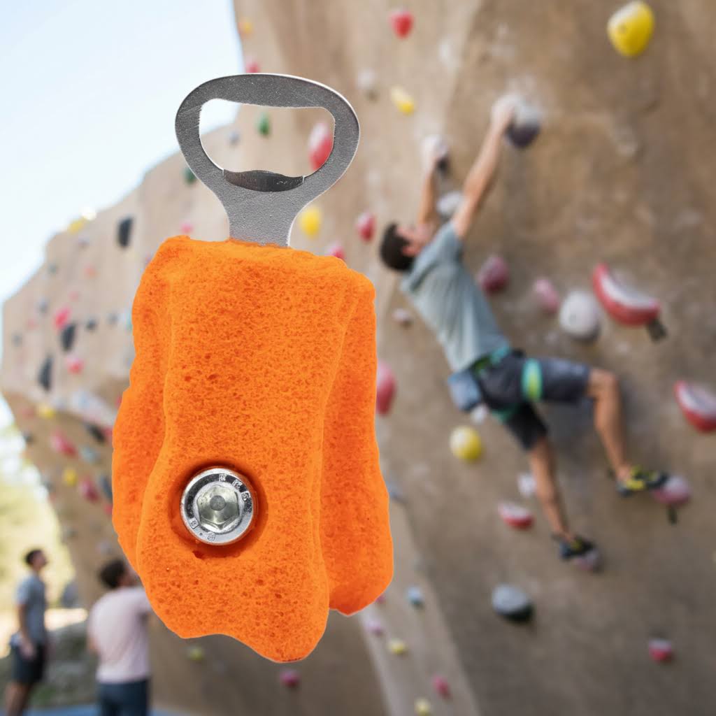 Seven Peaks Climber Bottle Opener - Orange
