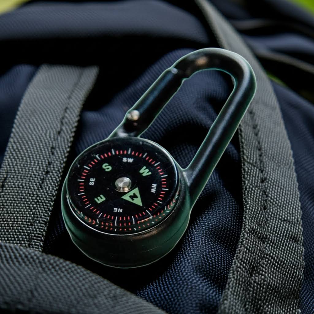 Bradley Mountain Compass & Thermometer Carabiner