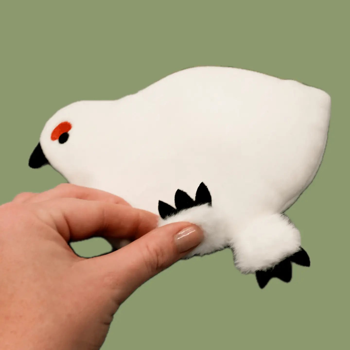 Camp Mustelid Ptarmigan P’coin Bird Shaped Purse