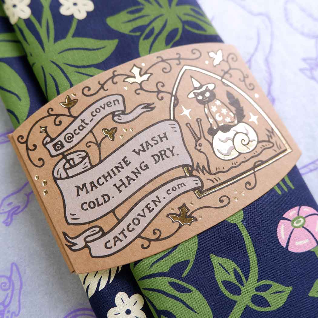 Cat Coven Unicorn Garden Cotton Bandana