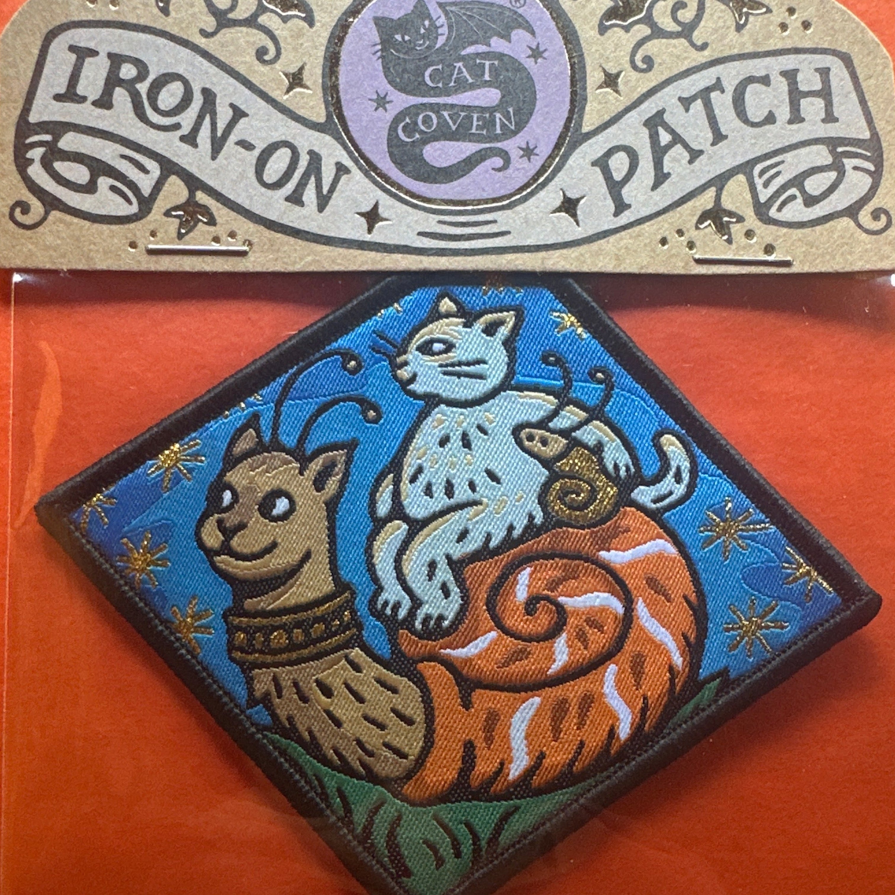 Cat Coven Chosen Family - Woven Patch