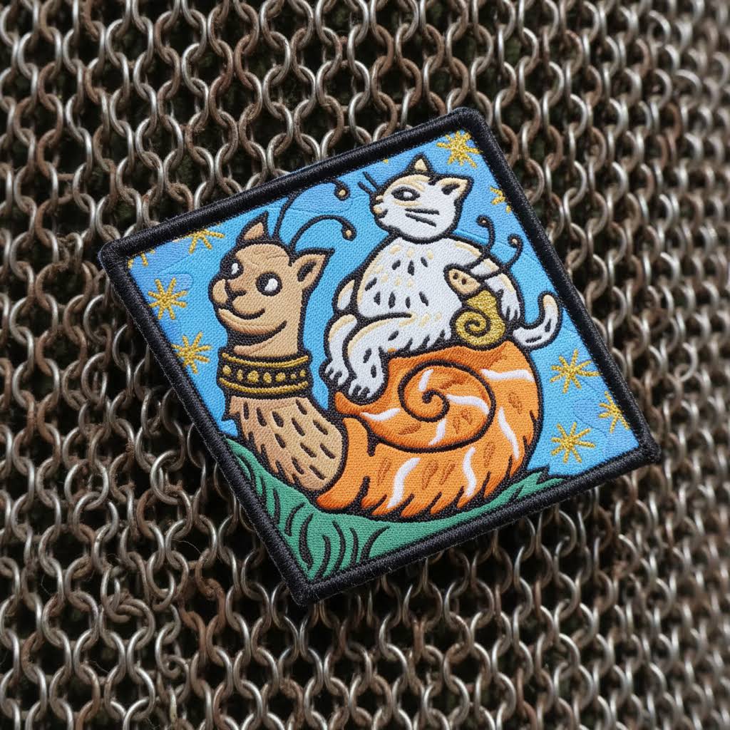 Cat Coven Chosen Family - Woven Patch