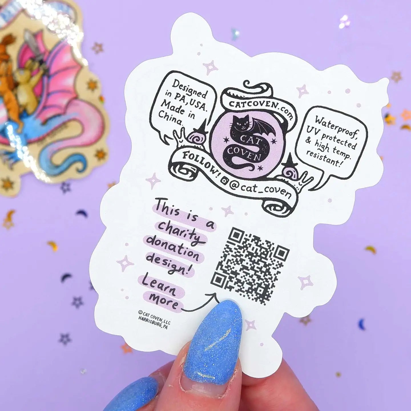Cat Coven “Fight For A Better Future” Sticker