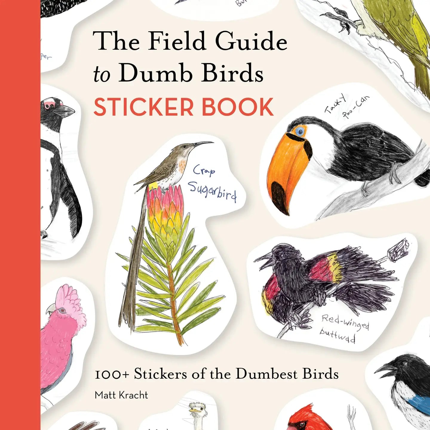 Brass Monkey The Field Guide To Dumb Birds Sticker Book