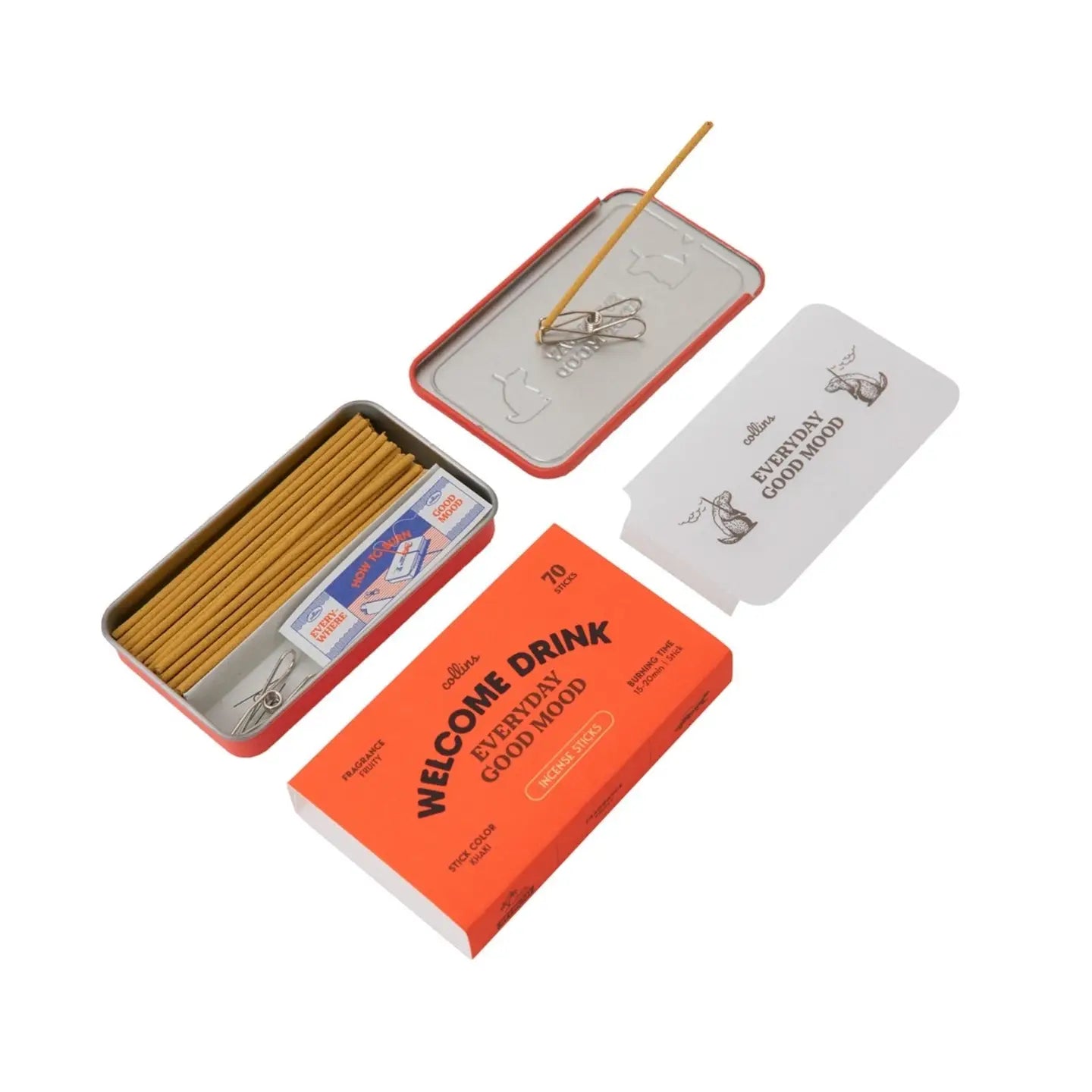 Collins - 365 Everyday Good Mood Fruity Incense - Welcome Drink