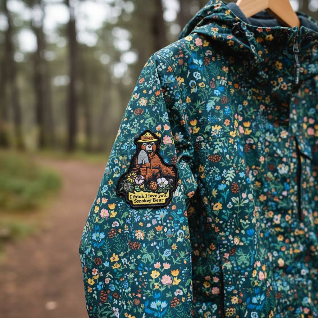The Landmark Project Smokey Bear Patch - I Love You Smokey
