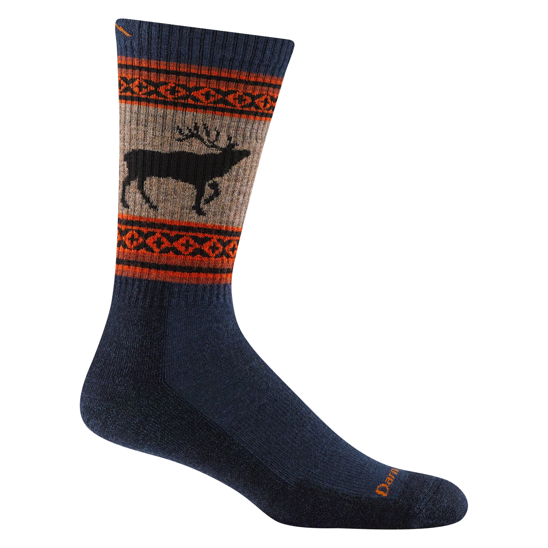 Darn Tough 1980 Men's Vangrizzle Boot Midweight Hiking Socks Eclipse - Stag