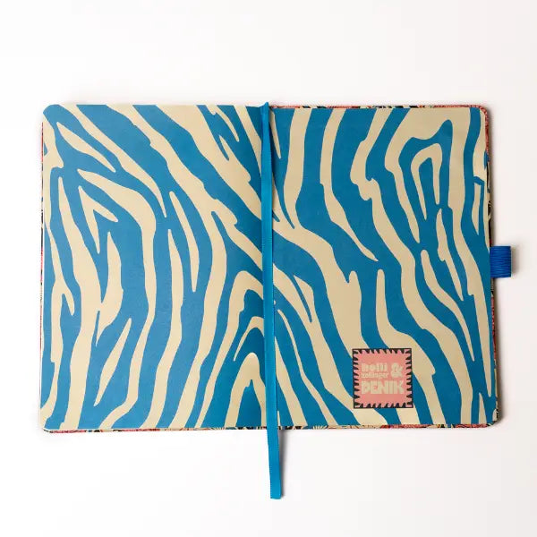 Denik Animal Print Soft Touch Hardbound Layflat Notebook Journal