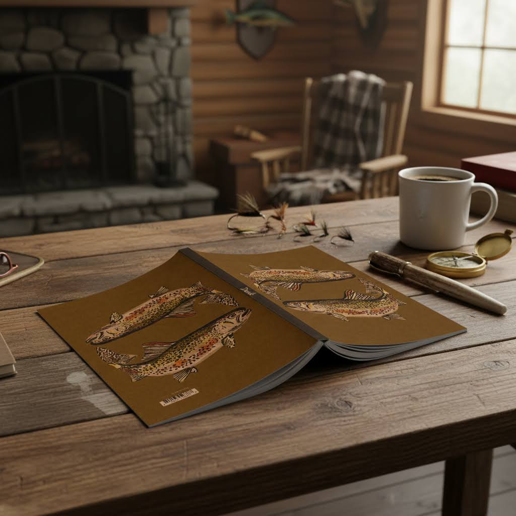 Denik Trout Kraft Classic Layflat Notebook