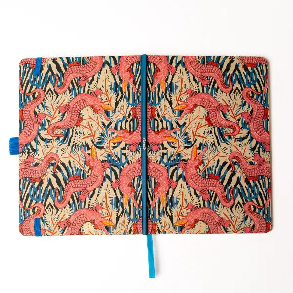 Denik Animal Print Soft Touch Hardbound Layflat Notebook Journal