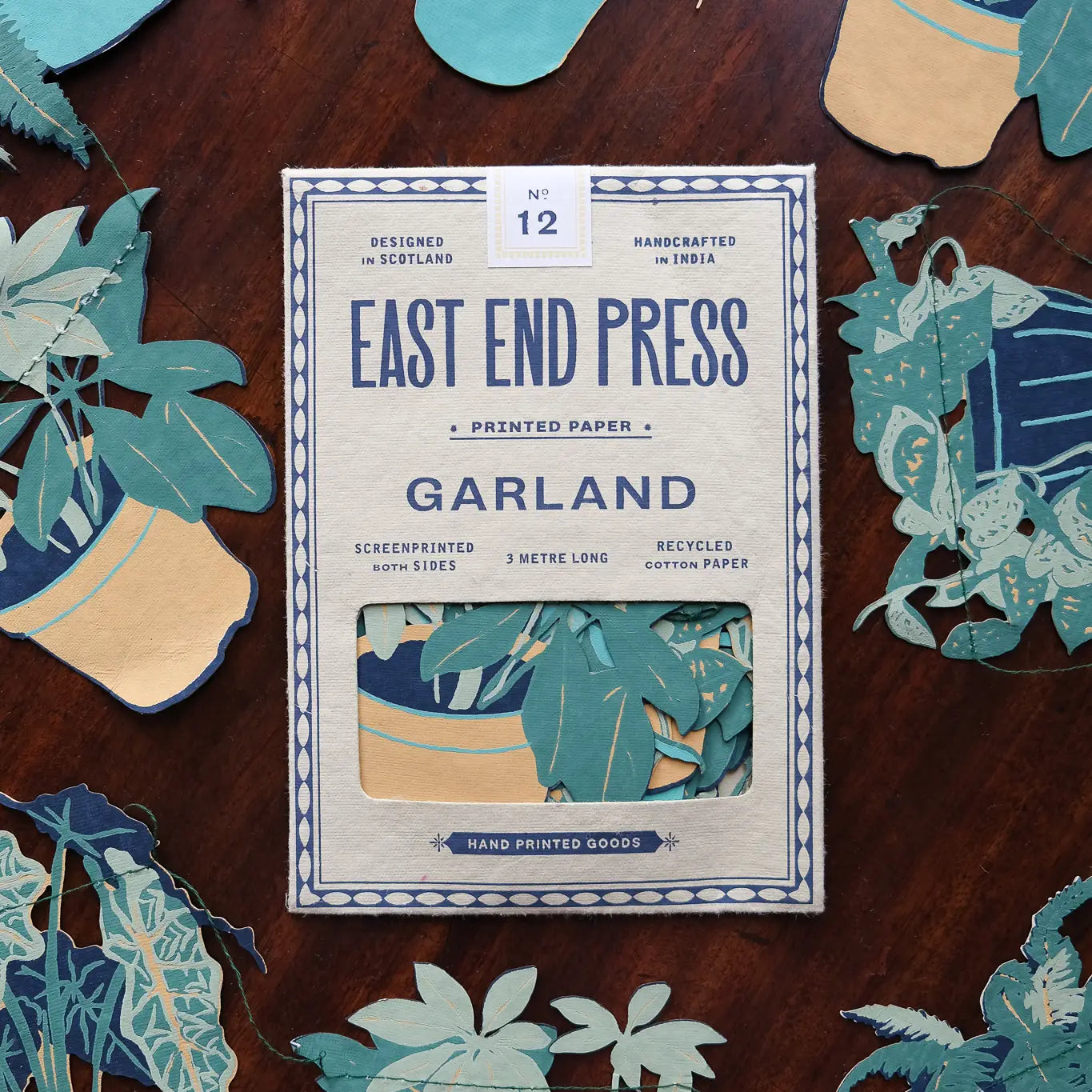 East End Press House Plants Sewn Garland