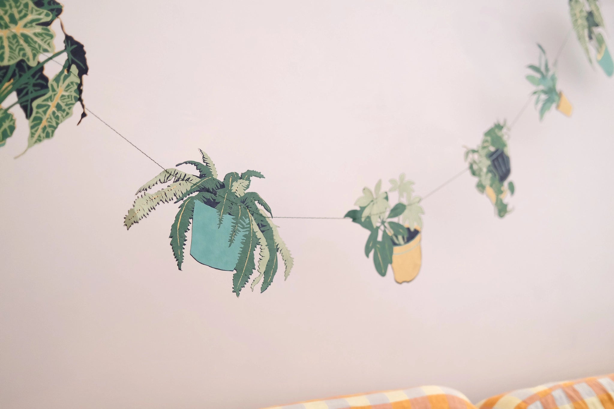 East End Press House Plants Sewn Garland