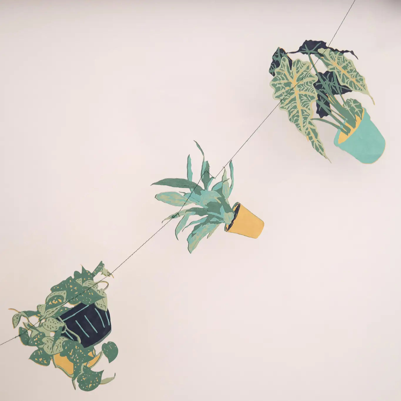 East End Press House Plants Sewn Garland