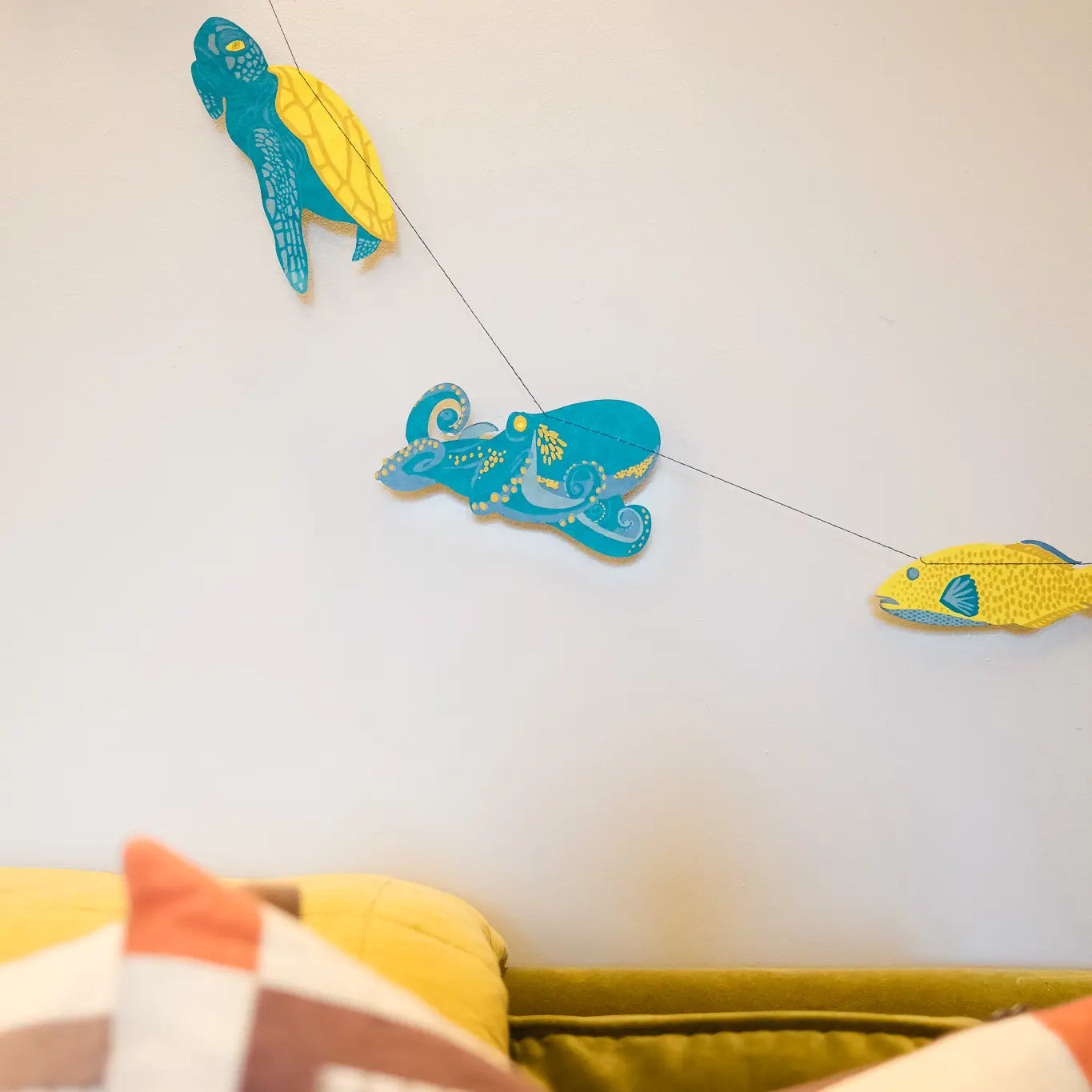 East End Press Sea life Sewn Garland