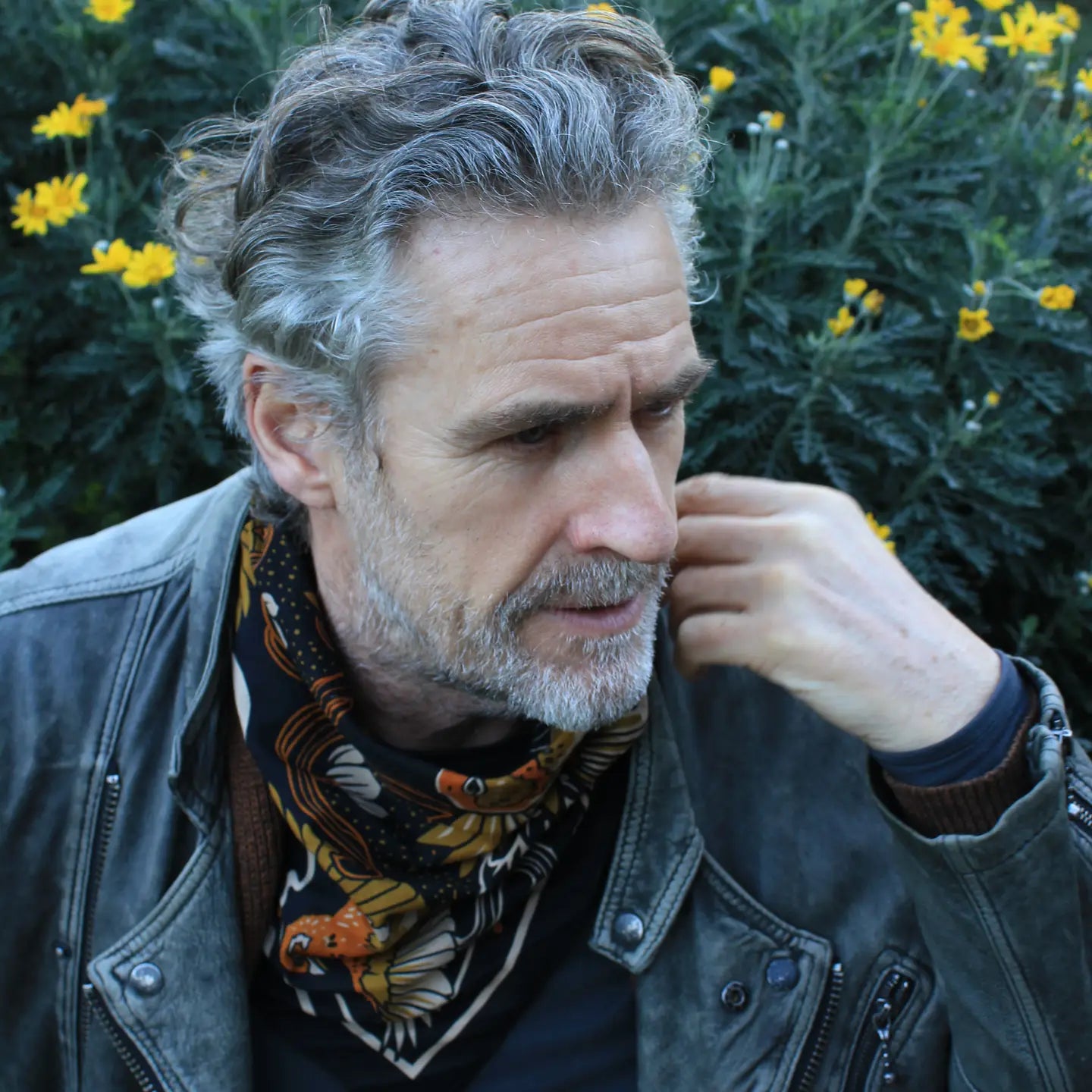 Felix Green Aviary Bandana Scarf