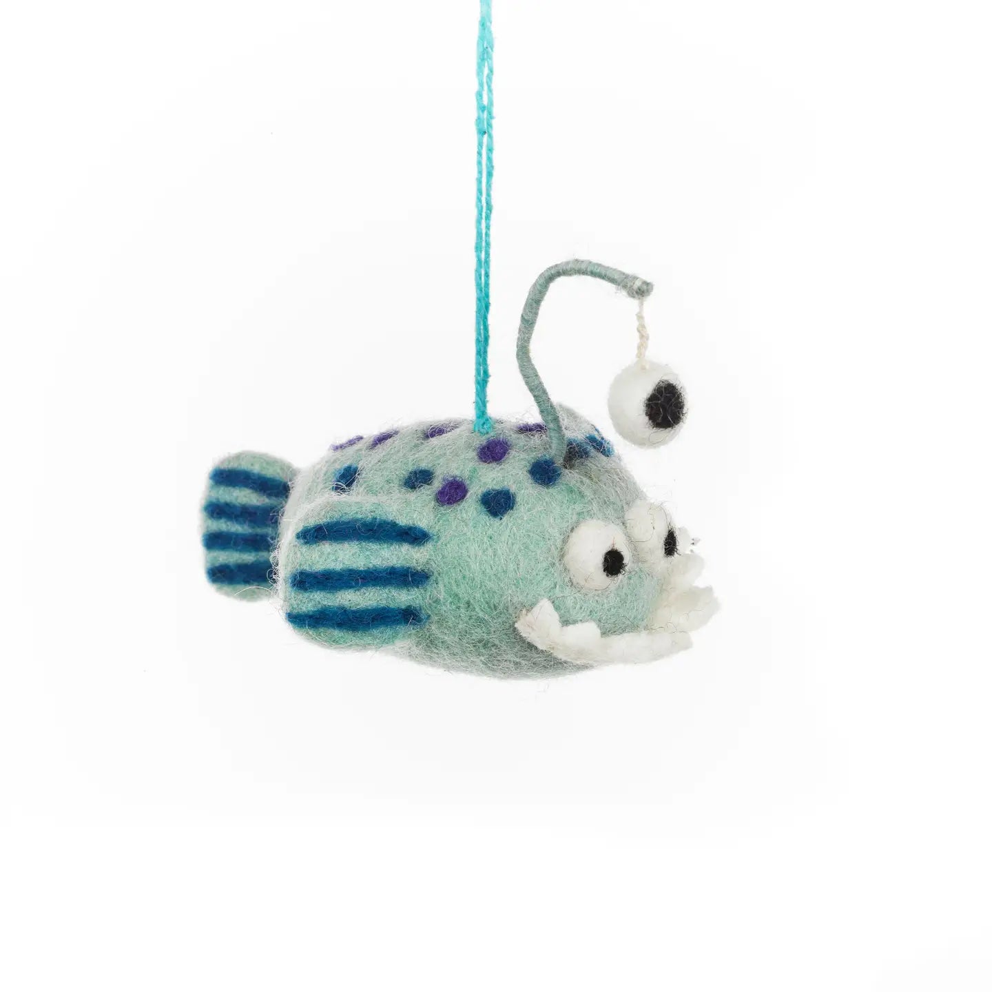 Felt So Good Handmade Hanging Decoration Finnigan the Angler Fish