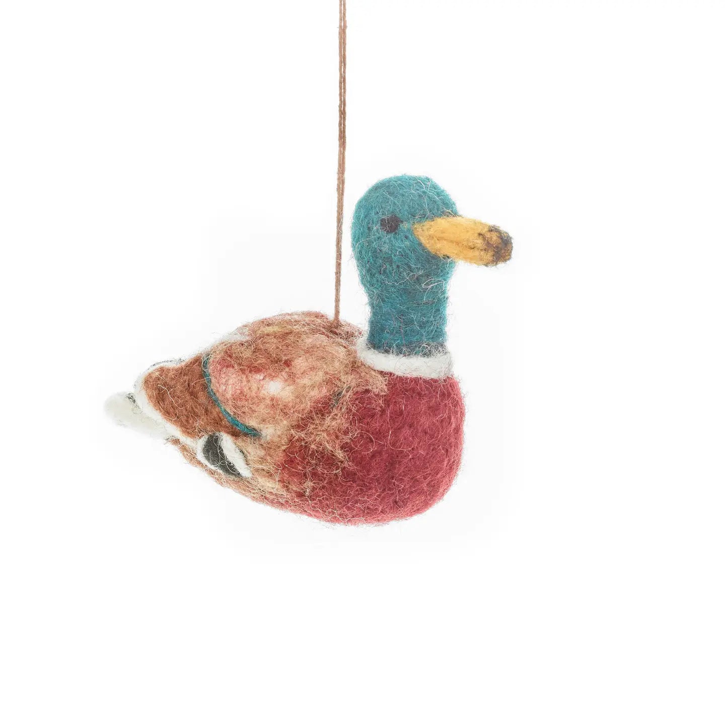 Felt So Good Handmade Hanging Decoration Maddox the Mallard Duck