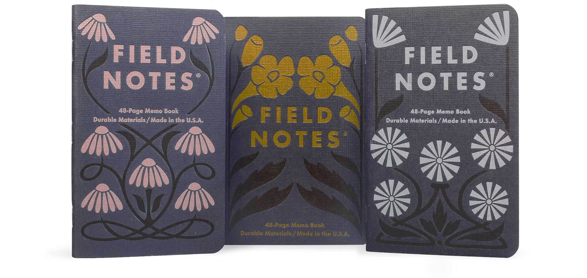 Field Notes Fall Flowers (2025 Edition) 3-Pack