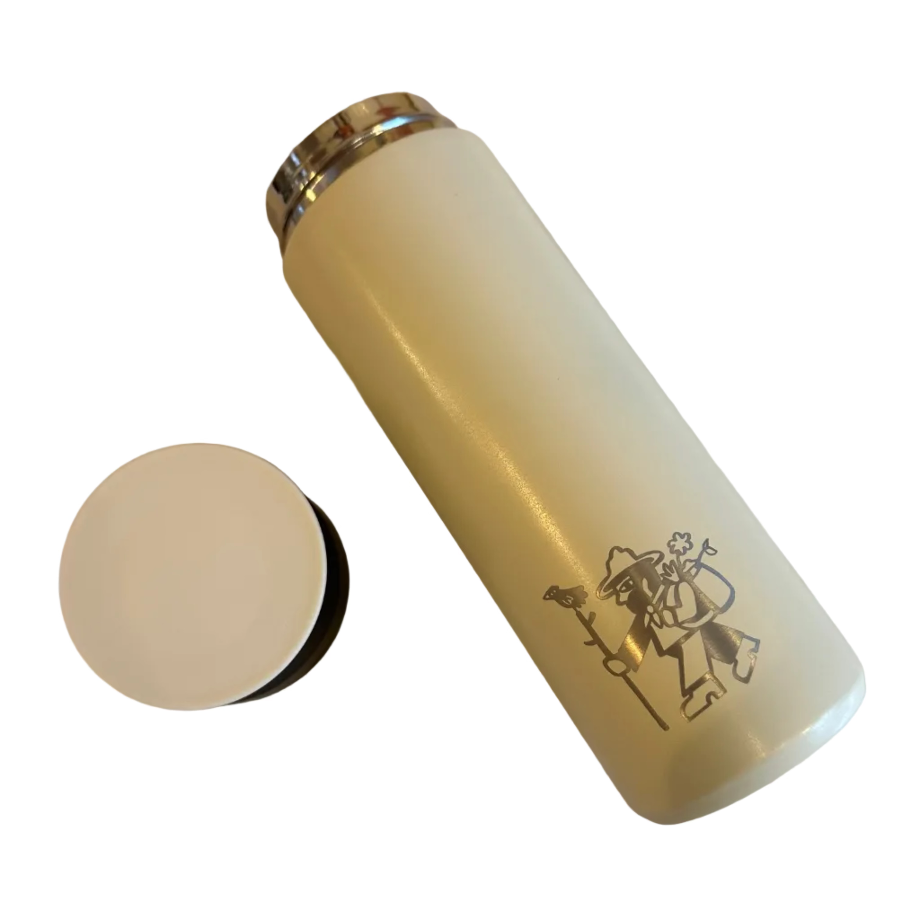 Forager Provisions Premium Stainless Steel Travel Mug Flask – Collard Dove Egg (500ml)