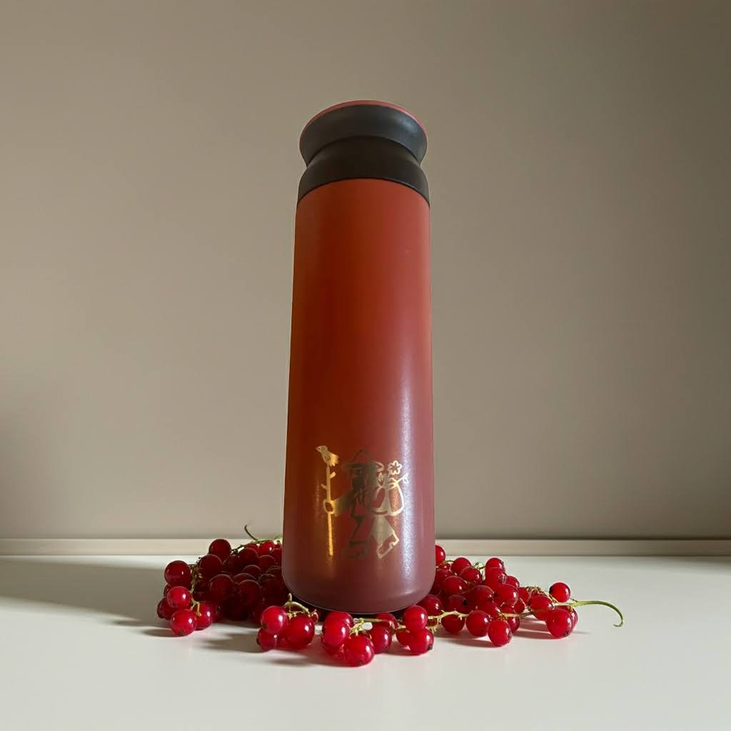 Forager Provisions Premium Stainless Steel Travel Mug Flask – Currant Berry (500ml)